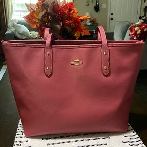 Coach purse leather